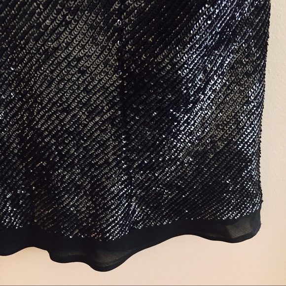 Stunning Vintage Silk and Sequin Sparkle Top - Picture 3 of 3